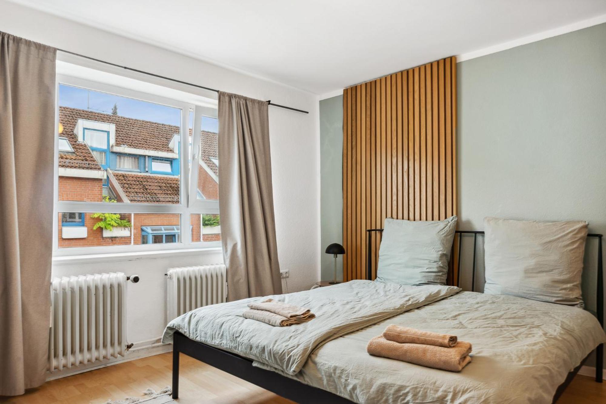 Zentrale Wohnung 3 Zimmer 24H Check In Kiel Extérieur photo